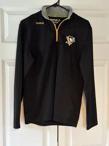 Pittsburgh Penguins NHL Center Ice Quarter Zip Pullover von Reebok in Small - Bild 1 von 3