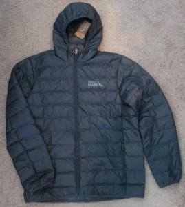 Eddie Bauer Herren Daunenjacke Cirruslite mit Kapuze | Dark Smoke | Größe L | Neu mit Etikett - Bild 1 von 3