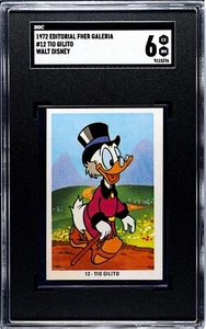 1972 Scrooge McDuck Spanish ROOKIE card #12 Disney ULTRA RARE 1/1 Read - Picture 1 of 2