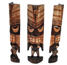 Statuetta Tiki 40 cm da posizionare e appendere in look hawaiano