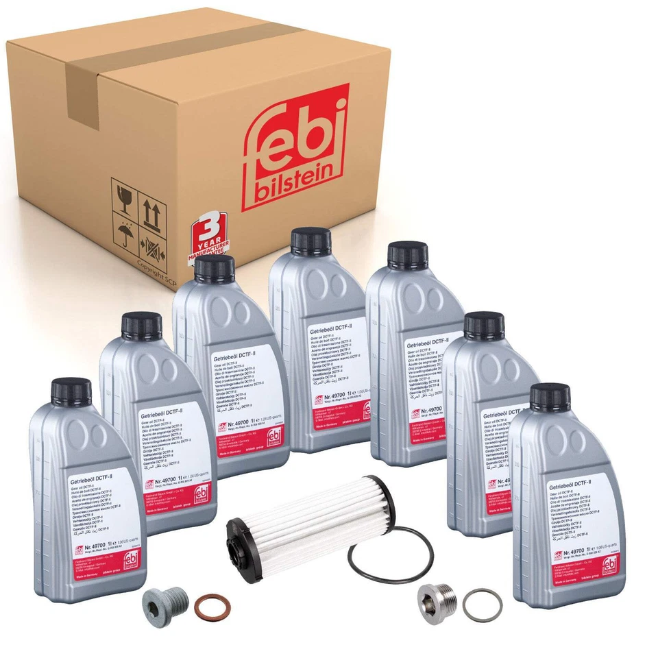 ATF Oil Service Filter Kit Transmission 7L Fits VW Golf Passat Audi Febi 188364 - Image 1 of 4