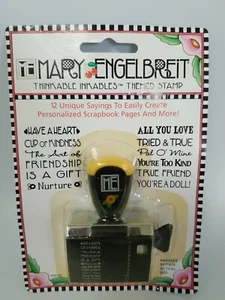 Mary Engelbreit Thinkable Inkables Themed Stamp "Friendship Theme" NEW kindness - Picture 1 of 12