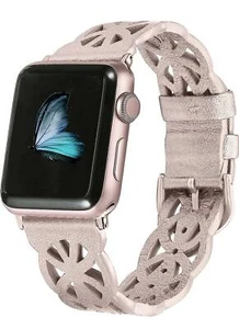 Secbolt ausgehöhltes Lederband 42 mm, Armbandriemen, Roségold - Bild 1 von 5