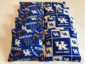 UNIVERSITY OF KENTUCKY CORNHOLE BOHNENSÄCKE SET MIT 8 WILDCATS BAGGO HECKGATE - Bild 1 von 1