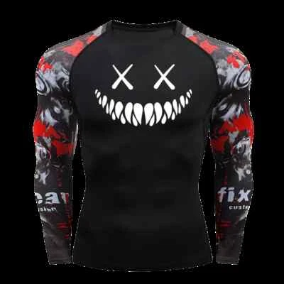 Cody Lundin Mens Compression Shirt MMA BJJ Rash Guard No Gi Rashguard - Image 1 of 4