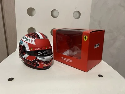 Casco Helmet Leclerc 2019 Firmato Spa Belgio 2019 Bell 1/2 + Decal - Immagine 1 di 4