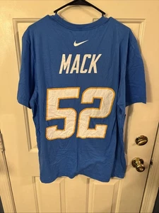 Xl Los Angeles Chargers Mack T Shirt Nike NWOT  - Picture 1 of 11