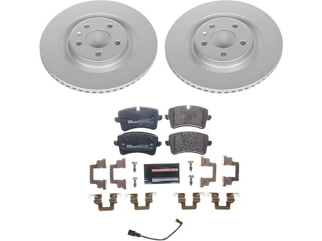 Kit de pastillas de freno trasero y rotor para Audi A6 Quattro 2013 2014 TN212KV 2012-2018 Foto 1 de 1