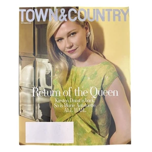 Town and Country Magazine September 2025 Return of the Queen Kirsten Dunst - Picture 1 of 1