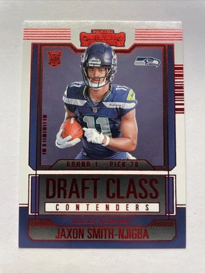 2023 Panini Contenders - Draft Class Contenders Jaxon Smith-Njigba #13 Red (RC) - Image 1 of 2