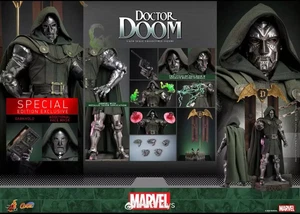 New Hot Toys CMS022B Marvel Comics Doctor Doom Special Edition 1/6 Figure stock - Picture 1 of 6