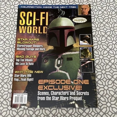 Sci-Fi World Winter 1998 Special Collector Iss Boba Fett Cover Star Wars Blowout Foto 1 de 4