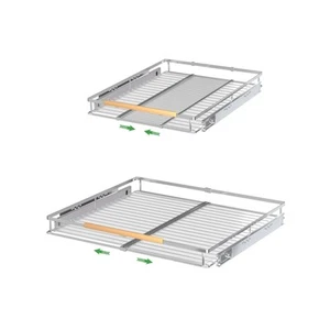 Expandable Pull Out Drawer Cabinet Organizers, Heavy Duty Slide Out Storage S... - Picture 1 of 7