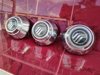 Tapacubos centrales de rueda de turbina Ford Mercury Grand Marquis 1980-1991 (3) plato para perros OEM Foto 1 de 4