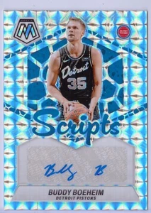 2023-24 Panini Mosaic Prizm Scripts Auto #MS-BBP Buddy Boeheim - Detroit Pistons - Picture 1 of 2
