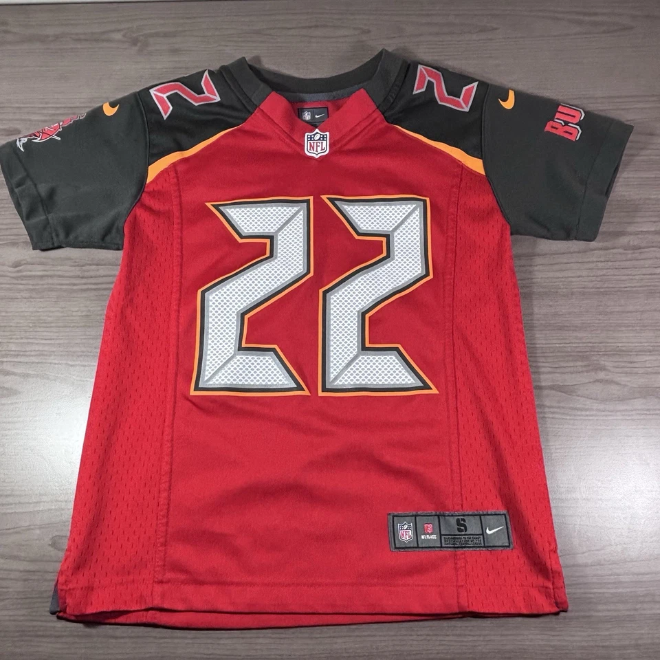 Camiseta deportiva juvenil Nike On Field Tampa Bay Buccaneers #22 Martin talla pequeña Foto 1 de 4