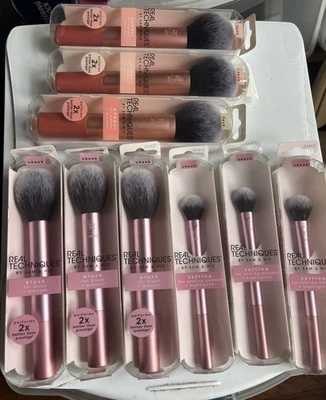 Lote de 9 brochas de maquillaje Real Techniques Foto 1 de 3