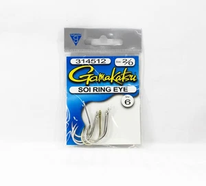 Gamakatsu Soi Ring Eye Size 2/0 , 6 Per pack (4012) - Picture 1 of 5