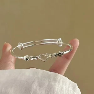 Trendy Heart Bracelets for Women Simple Temperament Bracelet Friendship Jewe _dy - Picture 1 of 5
