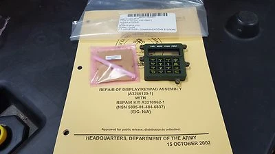  Keyboard Repair Kit MILITARY SINCGARS A3210962-1 5895-01-484-6837 CP2R4T4A Foto 1 de 3