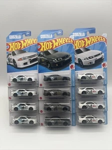 Hot Wheels GODZILLA NISSAN SKYLINE GT-R R32 R33 LOTTO DI 12 3 versioni di rilascio �� - Foto 1 di 7