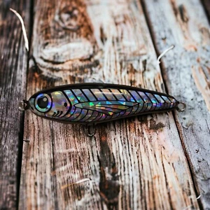 Stickbait Lure Topwater Fishbone Wooden Handmade - 130mm 40gr - Picture 1 of 7