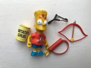 PLAYMATES INTERACTIVE THE SIMPSONS SERIES 3 KAMP KRUSTY BART ACTION FIGURE WOS - Picture 1 of 2