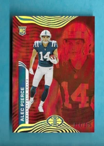 2022 ILLUSIONS ALEC PIRECE #38 ROOKIE TROPHY COLLECTION PINK /175 COLTS RC - Picture 1 of 2
