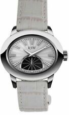 NEW RSW 6140.BS.L5.5.00 Womens Consort Lady Stainless-Steel Beige Leather Watch