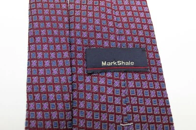 968) Gravata masculina MARK SHALE 100% SEDA FEITA NA INGLATERRA - Imagem 1 de 4
