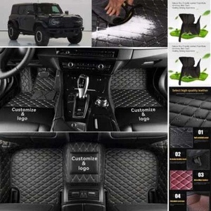 For Ford Bronco Car Floor Mats Auto Carpets All Weather Waterproof - Imagen 1 de 42