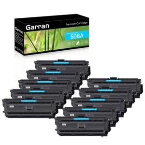 10PK CF361A Cyan Toner Set Fit for HP 508A Color LaserJet M553n MFP M577dn M577c - Picture 1 of 12