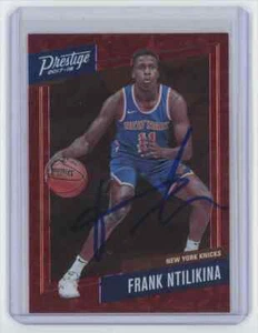 Frank Ntilikina 2017/18 NBA Panini Prestige Basketball #8 Signed Autographed - Picture 1 of 2