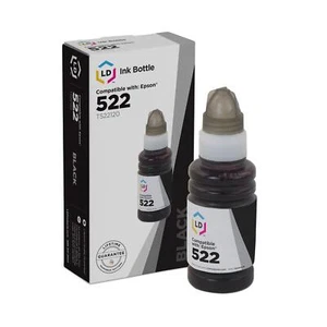 LD Compatible Epson 522 / T522120 EcoTank Black Ink Bottle for ET-2720 & ET-4700 - Picture 1 of 9