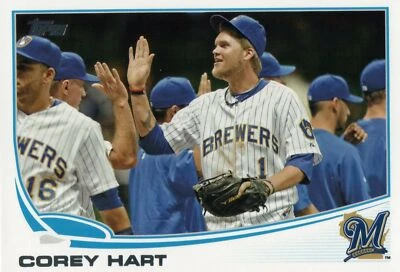 #574 Corey Hart Milwaukee Brewers 2013 Topps Baseball Card - Image 1 of 2