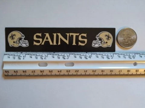 NFL New Orleans Saints Team Magnet Put On Refrigerator Or Any Metal Surface Cover