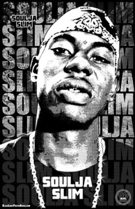 SOULJA SLIM 11x17 "Black Light" Poster - Picture 1 of 1