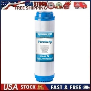 PureDrop PDR-FG15 High-Quality 2.5"x10" GAC Granular Activated Carbon Water Filt - Picture 1 of 13