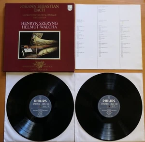 Philips 6768 029 Bach 6 Sonate Violino & Cembalo Szeryng Walcha NEAR MINT 2LP - Picture 1 of 6