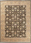 9X12 Hand-Knotted Oushak Carpet Traditional Green Fine Wool Area Rug D50320
