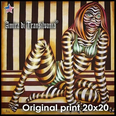 arte pop op pintura figuras mujer retrato paisaje impresiones originales decoración del hogar Foto 1 de 4