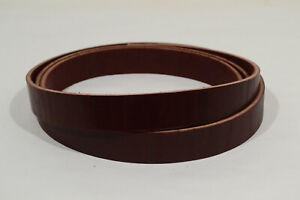 Leather Strip - Burgundy Latigo - 1" x 72" - 10-11 oz - 1 Piece (E424)