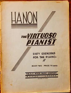 HANON - The Virtuoso Pianist Sixty Exercises for Piano ©1907 (wear on spine) - Picture 1 of 12