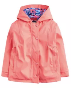 Joules Mädchen weicher Mohn Regenbogen wasserdichter Regenmantel Gr. 4 neu mit Etikett - Bild 1 von 3