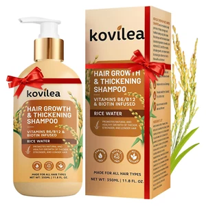 Rice Water Hair Growth Shampoo, Natural Rice Water Thickening & Regrowth 11.8 Oz - Picture 1 of 11