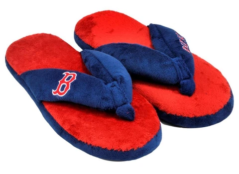 Boston Red Sox Size Small Women's Thong Flip Flop Slippers [NEW] MLB Slide House Cover