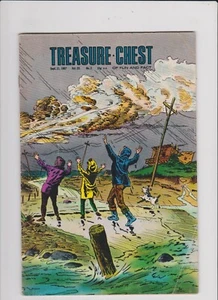 TREASURE CHEST VOL. 23 #2 1967 PFLAUM PUB. GD/VG COMBINE SHIP - Picture 1 of 2
