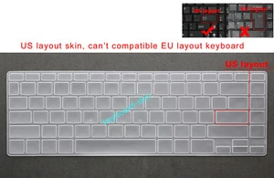 US Keyboard Skin Cover do Asus 13,3 cala UXF3000 UX371 UX371E UX363 UX325 UM325 - Zdjęcie 1 z 7
