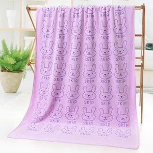 Microfiber Cartoon Printing Soft And Absorbent Bathroom And Beach Bath Towel - Picture 1 of 39