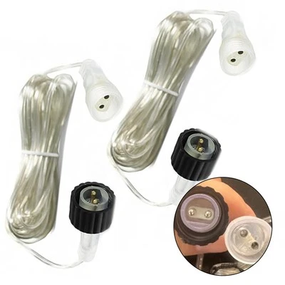 NOT SPECIFIED Außen 5m Verlängerungskabel 2 polig Set für Lichterkette Weihnachtsbeleuchtung